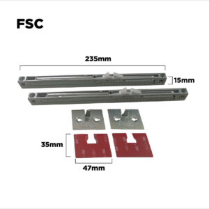 Freno Cierre Suave Para Puerta De Placard Corredizo Par (1)