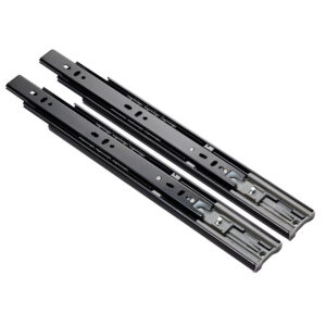 Correderas Telescopicas 45cm Cierre Suave Reforz 45kg Negro Hafele