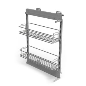 Canasto Dispenser Especiero Extraible Bajo Cocina Mod 150mm Derecho