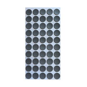 Pl - Pl015 - Tapa Tornillo Auto Adhesivo Gris Cubanita X50