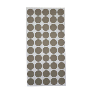 Pl - Pl017 - Tapa Tornillo Auto Adhesivo Gris Arcilla X50